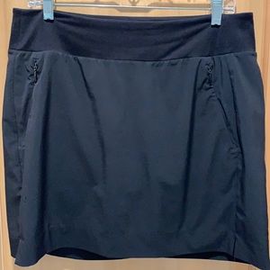 Athleta black size 10 skort.